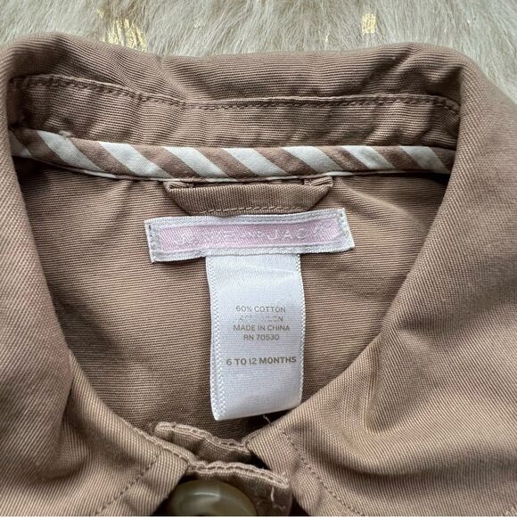 Janie and Jack Tan Kids Jacket - Picture 2 of 3